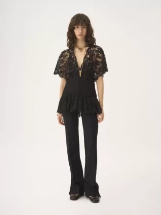 Tailored pants in soft cavalry cotton