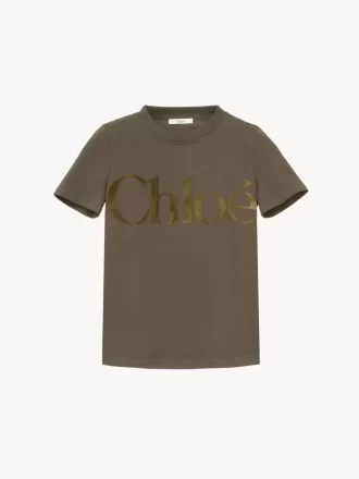 Fitted T-shirt in cotton jersey
