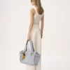 Fitted tank top in cotton jersey & guipure