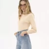 Henley shirt in cotton jersey