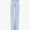 High-rise flare jeans in denim