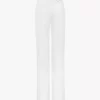 High-rise flare jeans in denim