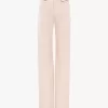 High-rise flare jeans in denim