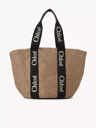 Large Woody basket in natural fibers