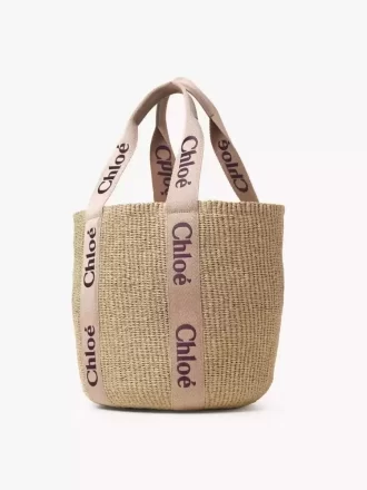 Large Woody basket in natural fibers