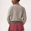 Logo sweater in cotton fleece mix