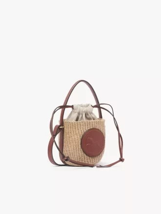 Mini Horse Medal basket in natural fibers