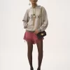 Oversized logo hoodie in a cotton fleece mix