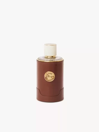 Perfume case in shiny leather