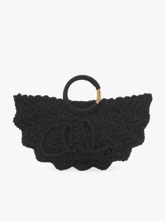 Small Bracelet Paravent tote bag in crochet