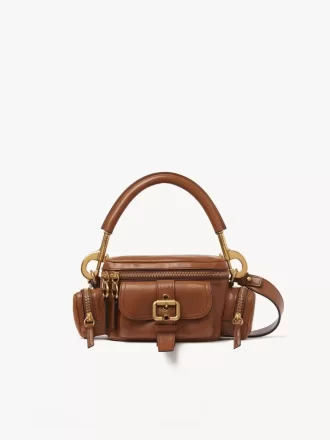 Small Camera bag in shiny leather