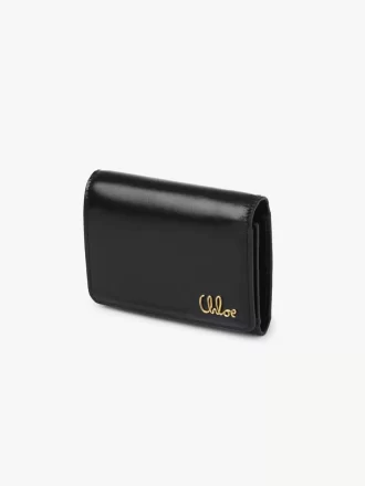 Small Chloé Iconic tri-fold with coin pocket in shiny leather