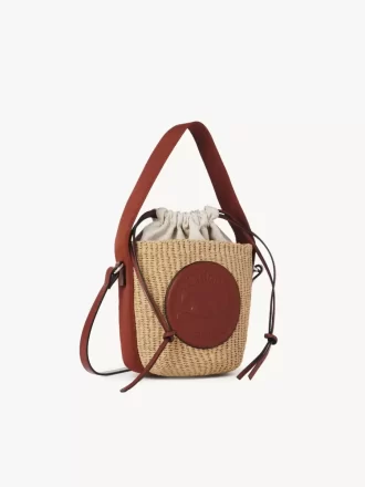Small Horse Medal Basket in natural fibers