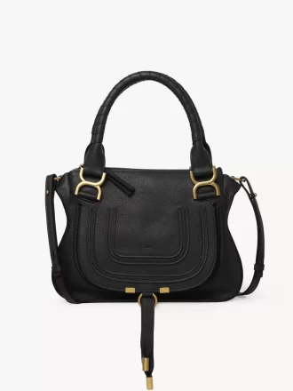 Small Marcie bag in grained leather