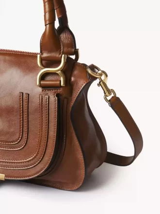 Small Marcie bag in shiny leather