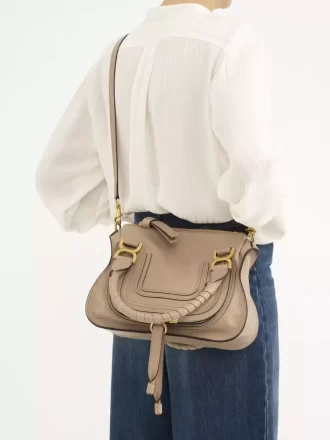 Small Marcie bag in shiny leather