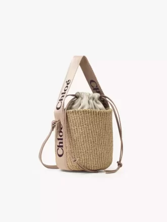 Small Woody basket in natural fibers