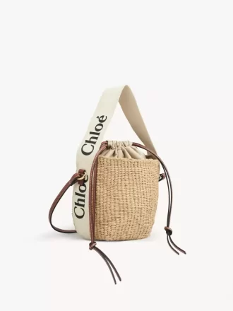 Small Woody basket in natural fibers