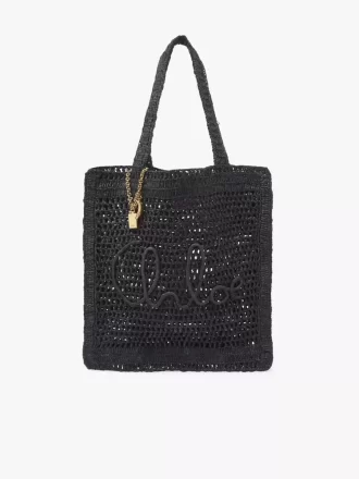 Summer Banana tote bag in raffia