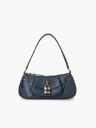 The 99 shoulder bag in grained leather