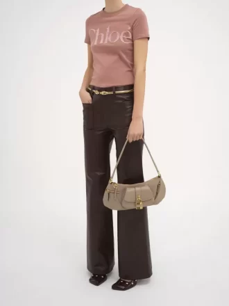The 99 shoulder bag in grained leather